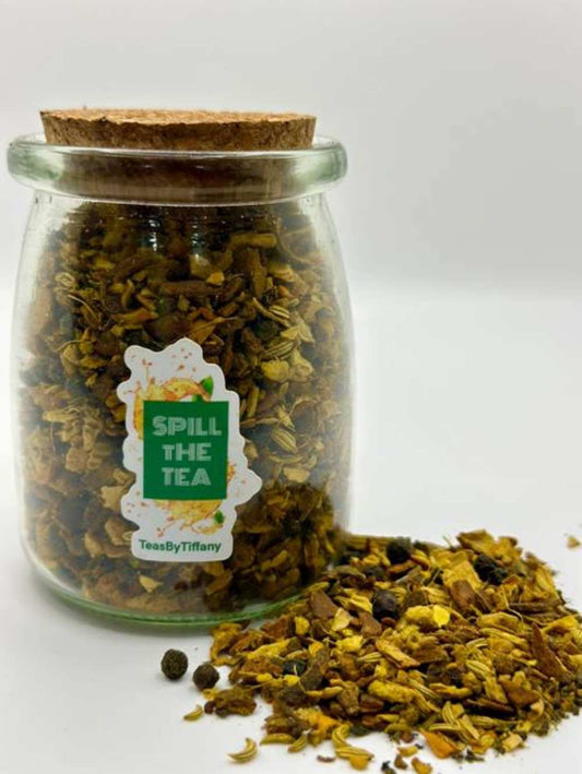 Ginger Turmeric Tea Bottel packed